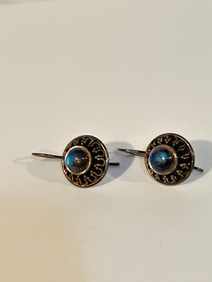 Vintage Sterling Silver India Earrings