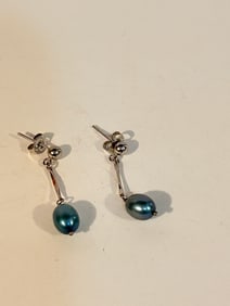 Vintage Sterling Silver Earrings