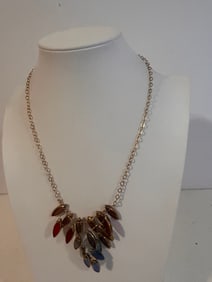 Vintage plastic Necklace 19"