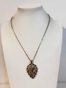Vintage Emmons pendant Necklace 18"