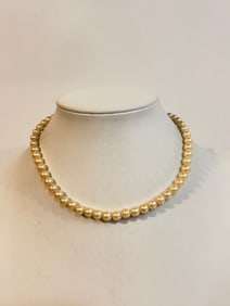 Vintage pearl Necklace 14"