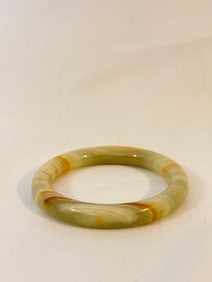 Vintage Tourmaline green gem stone Bracelet 7"