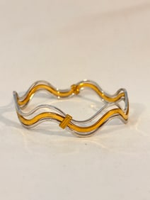 Vintage Avon wave Bracelet 7"