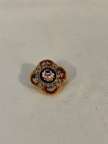 Vintage italian mosaic Brooch
