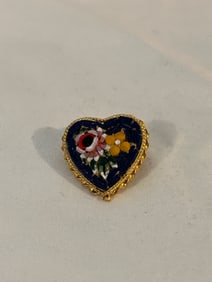 Vintage italian mosaic Brooch