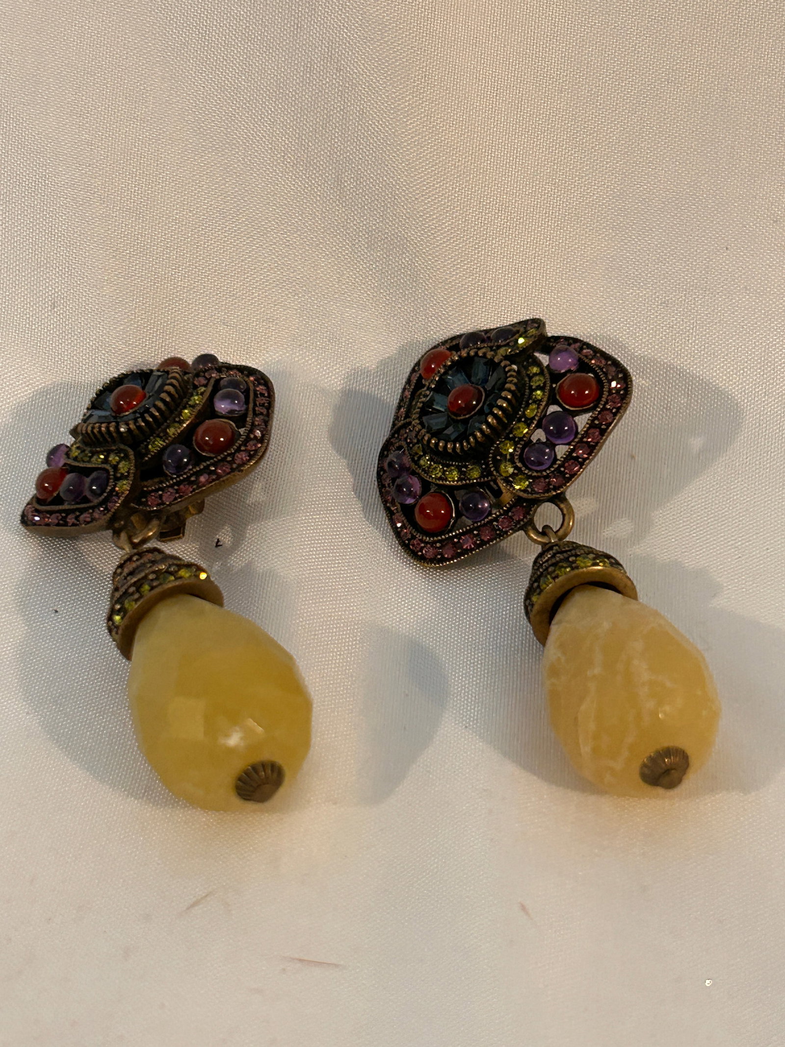 Vintage Heidi Daus Swarovski Crystal Earrings (1 of 3)