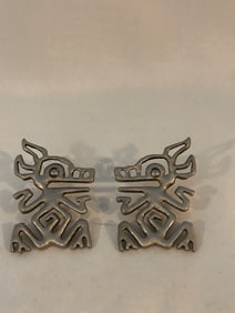 Vintage JJ 1986 Pierced Earrings