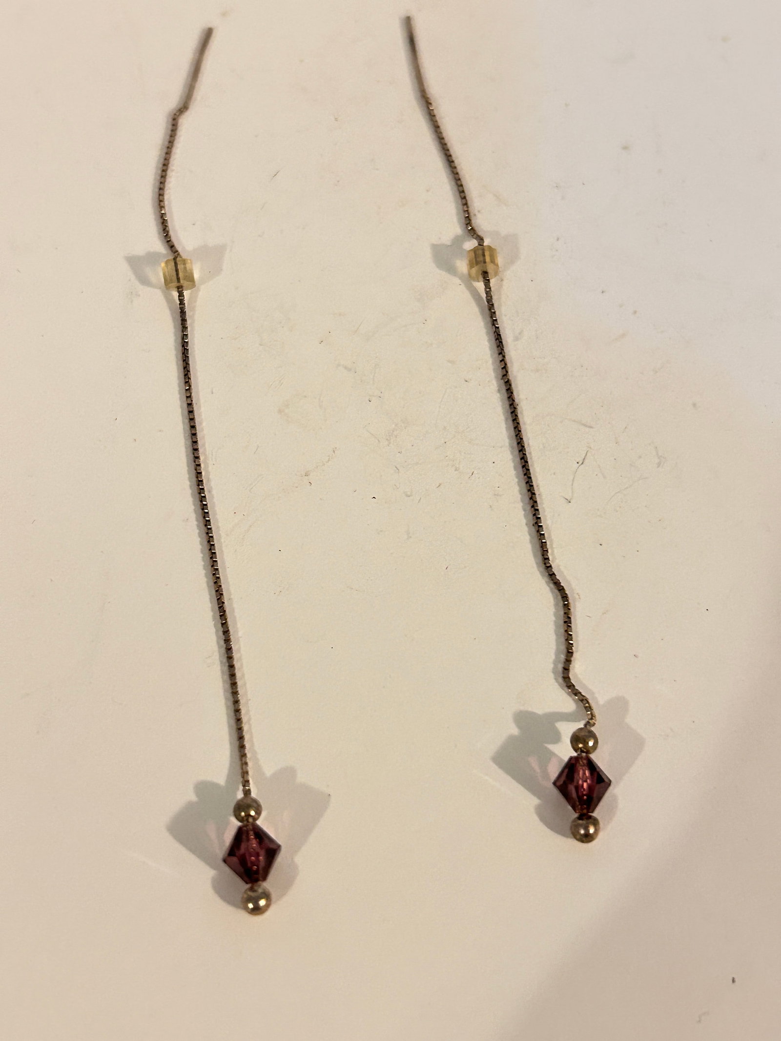 Vintage Sterling Silver Swarovski Crystal Earrings: Vintage Sterling Silver Swarovski Crystal Earrings Please view all photos as they are part of the description and condition of this Item, Feel free to contact me with questions or picture requests! Us
