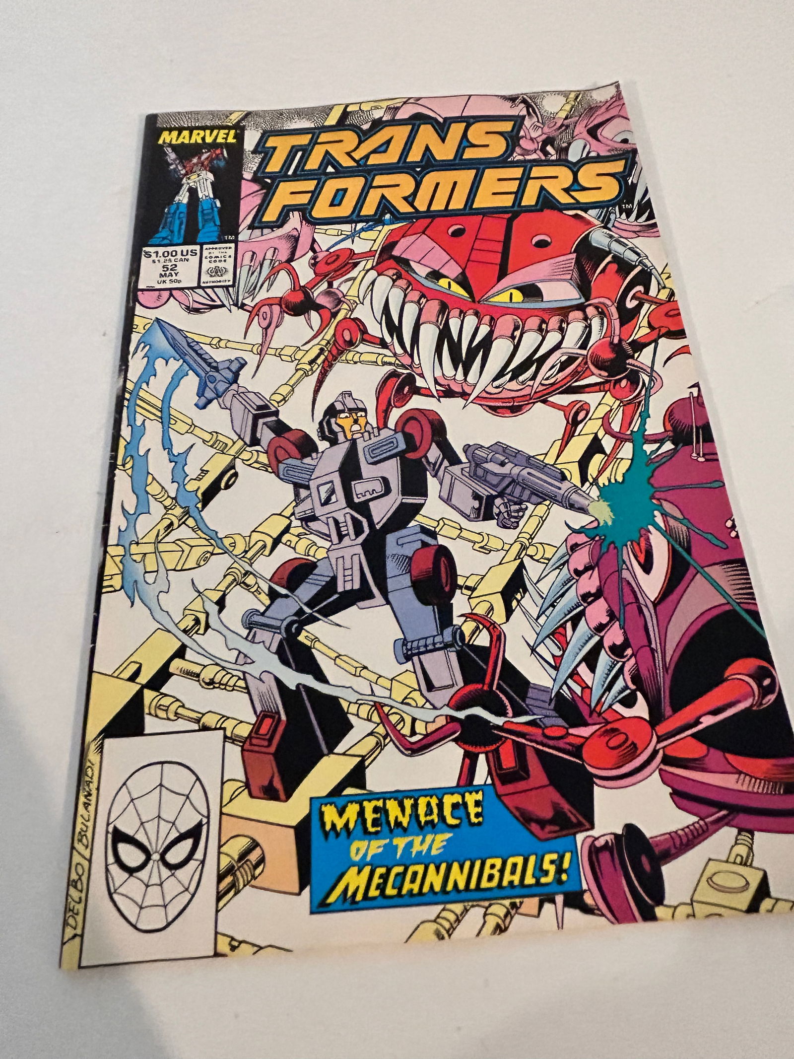 Vintage Comic Book Transformers # 52 (1 of 2)