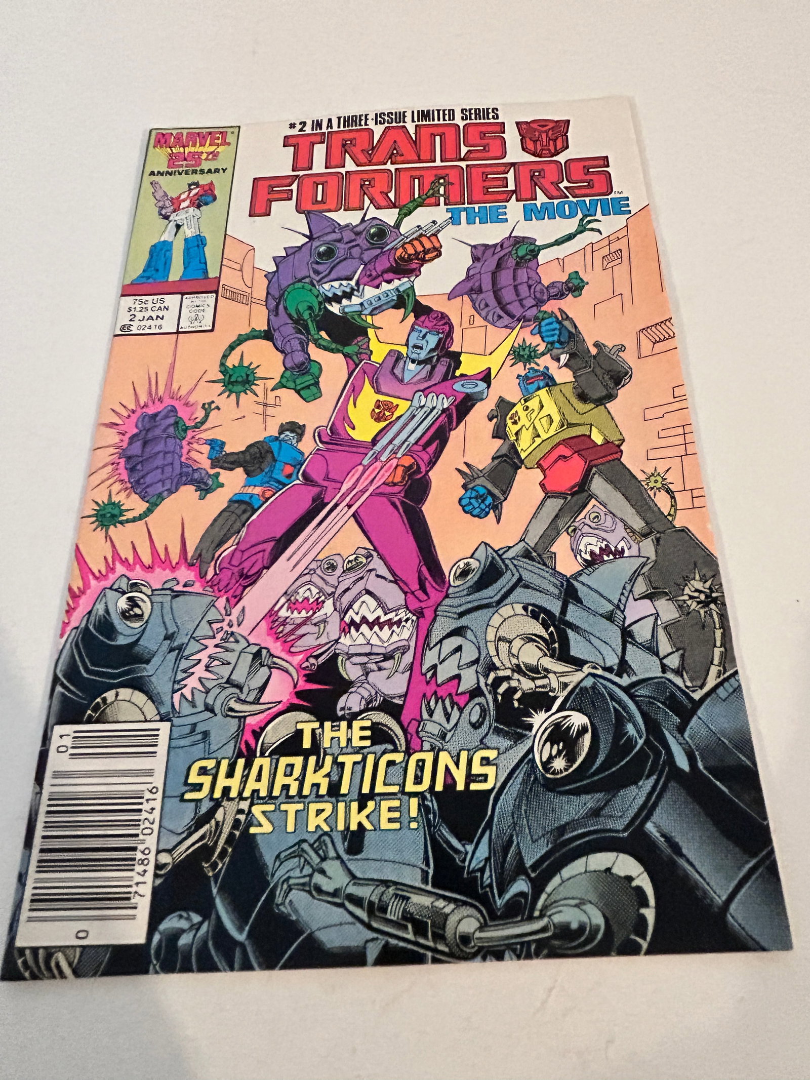 Vintage Comic Book Transformers The Movie # 2 (1 of 2)