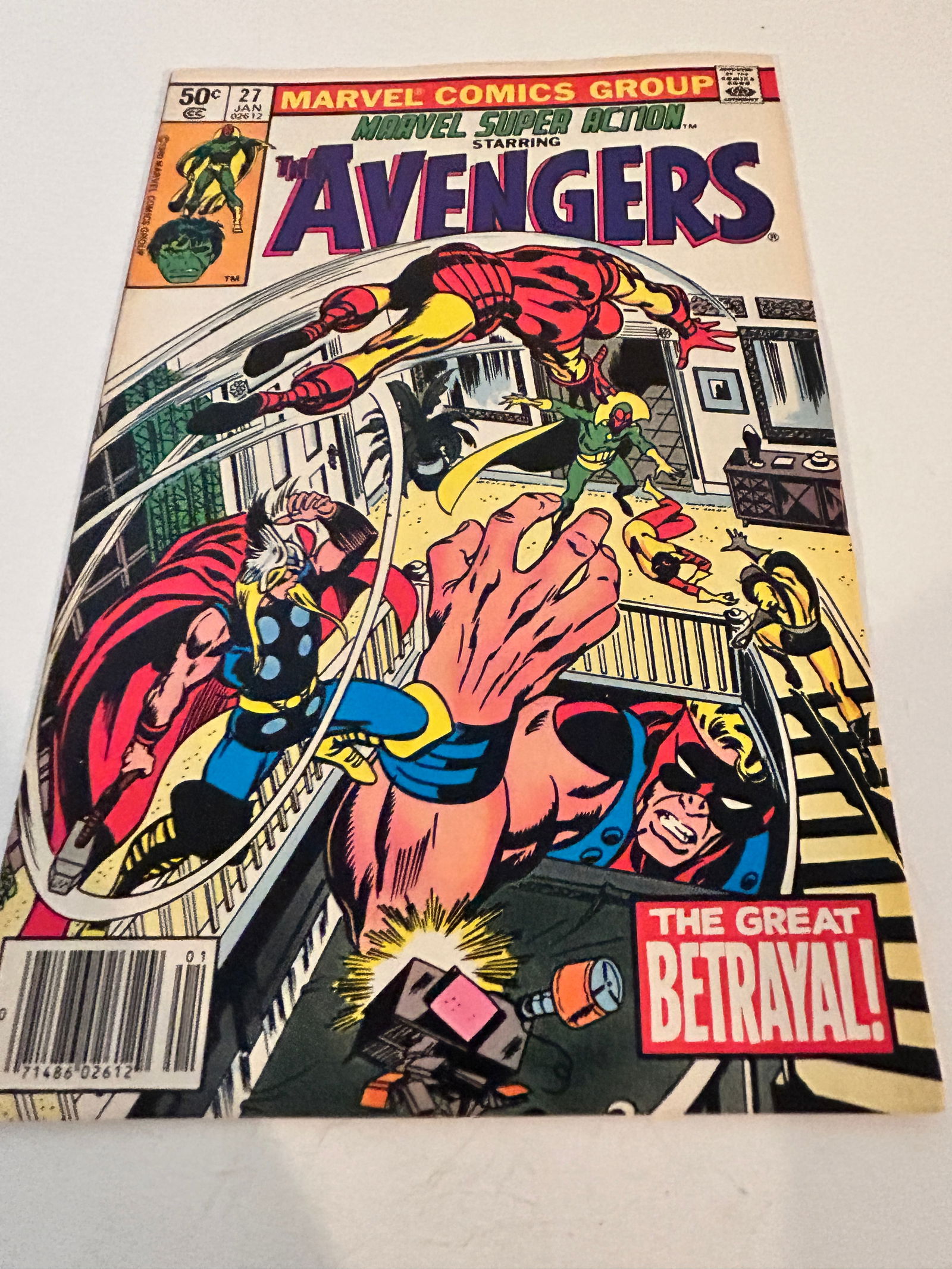 Vintage Comic Marvel Super Action # 27 (1 of 2)