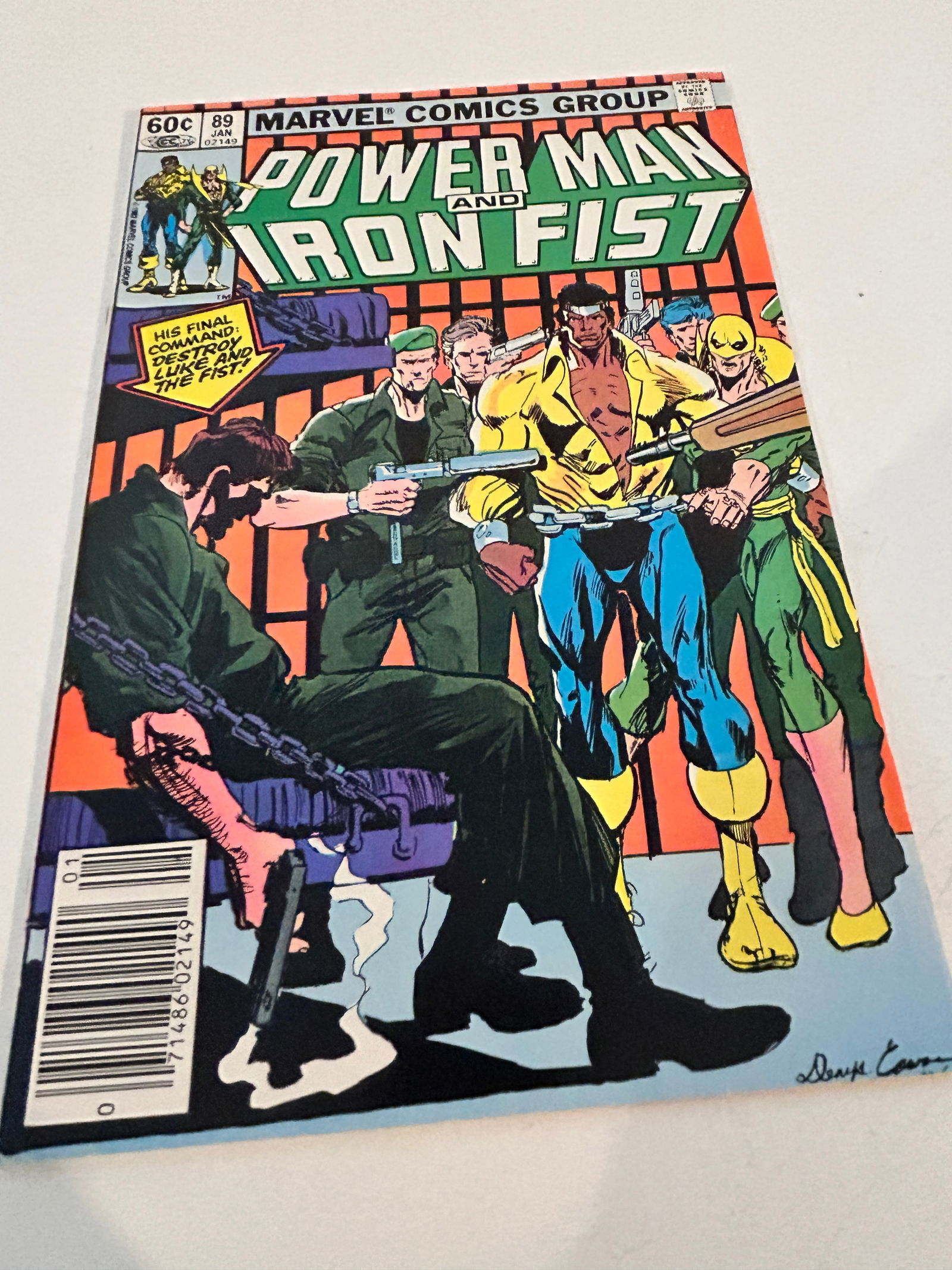 Vintage Comic Book Power Man & Iron Fist # 89 (1 of 2)
