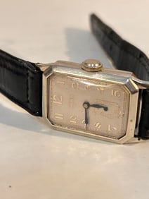 Vintage Gruen Quadron 14k Gold Filled Reinforced working Watch