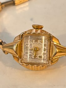 Vintage Bulova L4 1970's Manual Wind working Ladies gold filled Watch