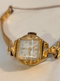 Vintage Helbros mech 10k gold filled working watch