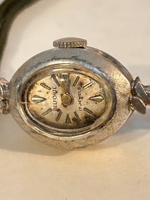 Vintage Belforte 17 jewel 10k Gold filled working mech Watch needs cleaning