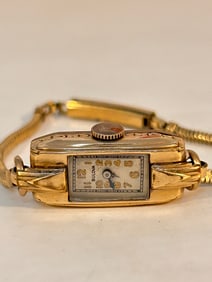 Vintage Bulova 1960's Manual Wind working Ladies 10K rolled gold Watch