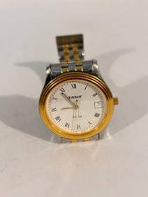Tissot PR 50 Watch Quartz Men's Gold Dial Swiss Made Round working