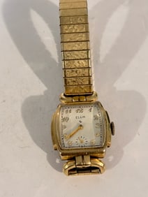 Vintage Elgin Men’s 10K GF Manual Watch working
