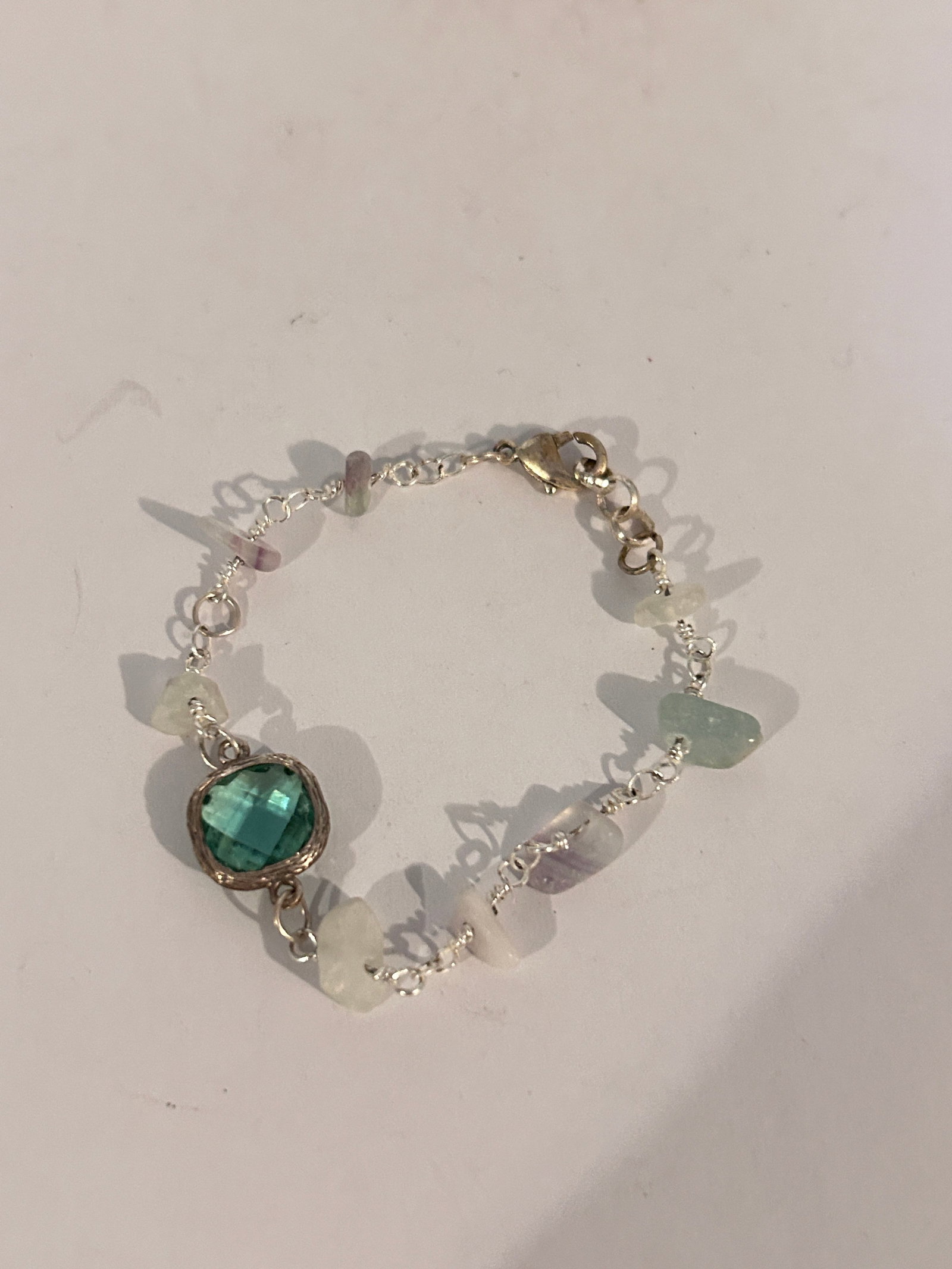 Vintage Sterling Silver bead Bracelet 7": Vintage Sterling Silver bead Bracelet 7" Please view all photos as they are part of the description and condition of this Item, Feel free to contact me with questions or picture requests! Used Item AS