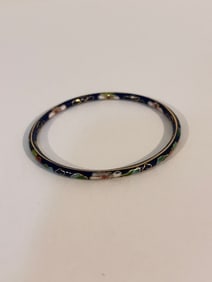 Vintage Chinese Jewelry Cloisonne Enamel Bracelet 7"