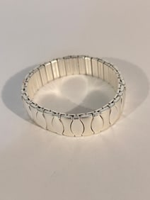 Vintage stretch stainless Bracelet 8"