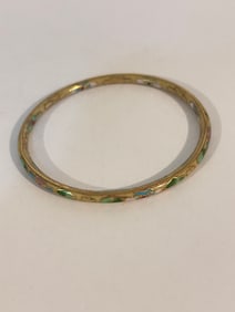 Vintage Chinese Jewelry Cloisonne Enamel Bracelet  7"