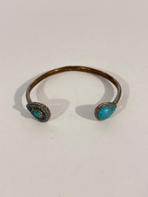 Vintage Lucky Brand Turquoise Bracelet 7"