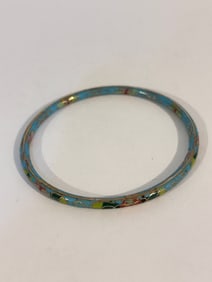 Vintage Chinese Jewelry Cloisonne Enamel Bracelet  7"