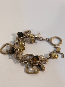 Vintage Chicos beaded Bracelet 7"