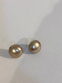 Vintage sterling silver 1940s screw back post Earrings