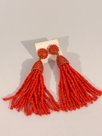 vintage baublebar bead Pierced earrings