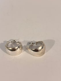 Vintage HMN silver tone Earrings