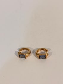 Vintage Sterling Silver post Pierced Earrings