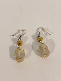 Vintage clear stone Earrings