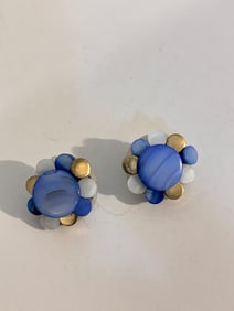 Vintage Japan Acrylic Earrings