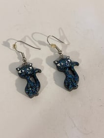 Vintage Cat Earrings