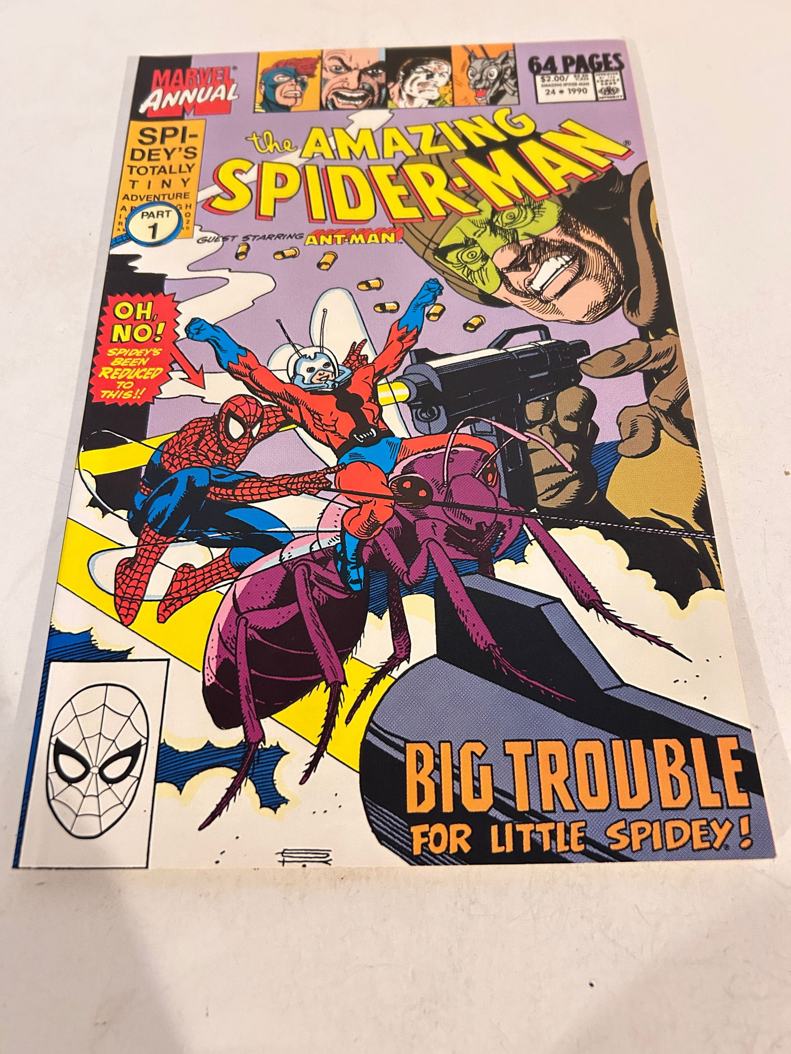 Vintage Comic Book Amazing Spider-Man Annual # 24 (1 of 2)