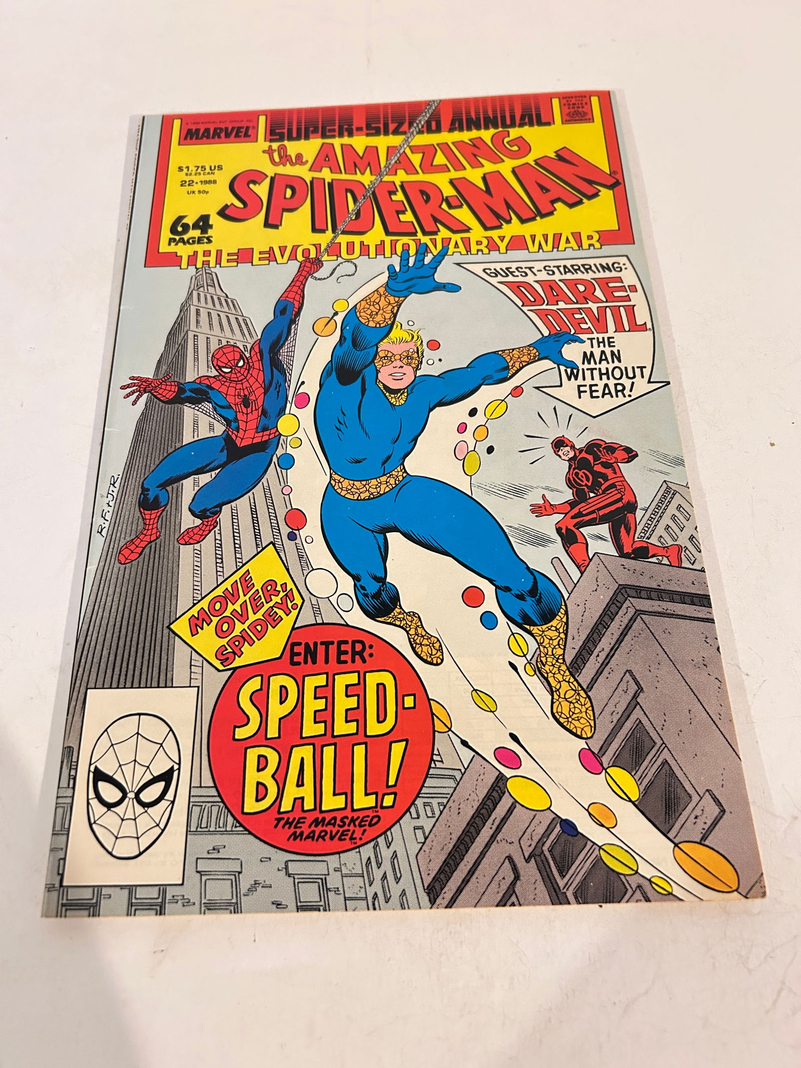 Vintage Comic Book Amazing Spider-Man Annual # 22 (1 of 2)