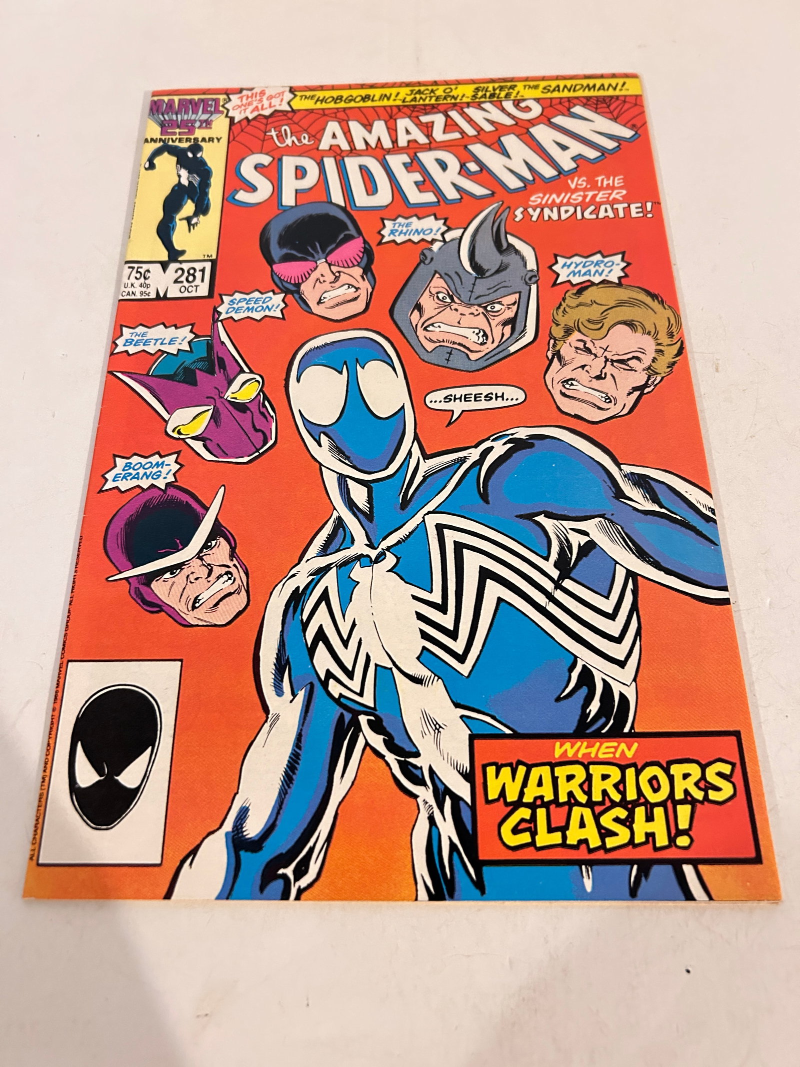 Vintage Comic Book Amazing Spider-Man # 281: Vintage Comic Book Amazing Spider-Man # 281 Please view all photos as they are part of the description and condition of this Item, Feel free to contact me with questions or picture requests! Used Item