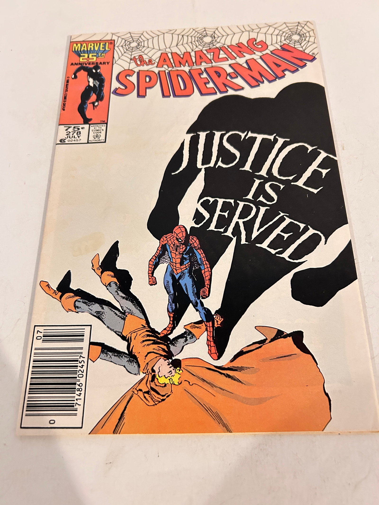 Vintage Comic Book Amazing Spider-Man # 278: Vintage Comic Book Amazing Spider-Man # 278 Please view all photos as they are part of the description and condition of this Item, Feel free to contact me with questions or picture requests! Used Item