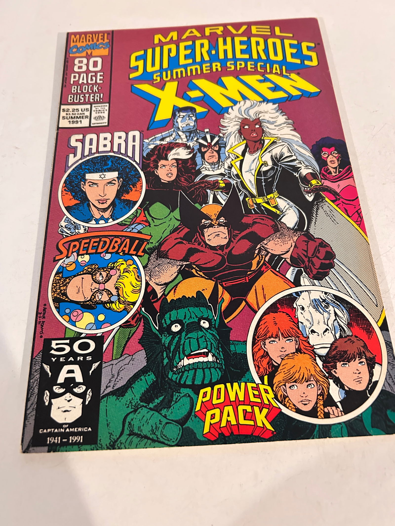 Vintage Comic Book Marvel Super-Heroes Summer Special X-Men (1 of 2)