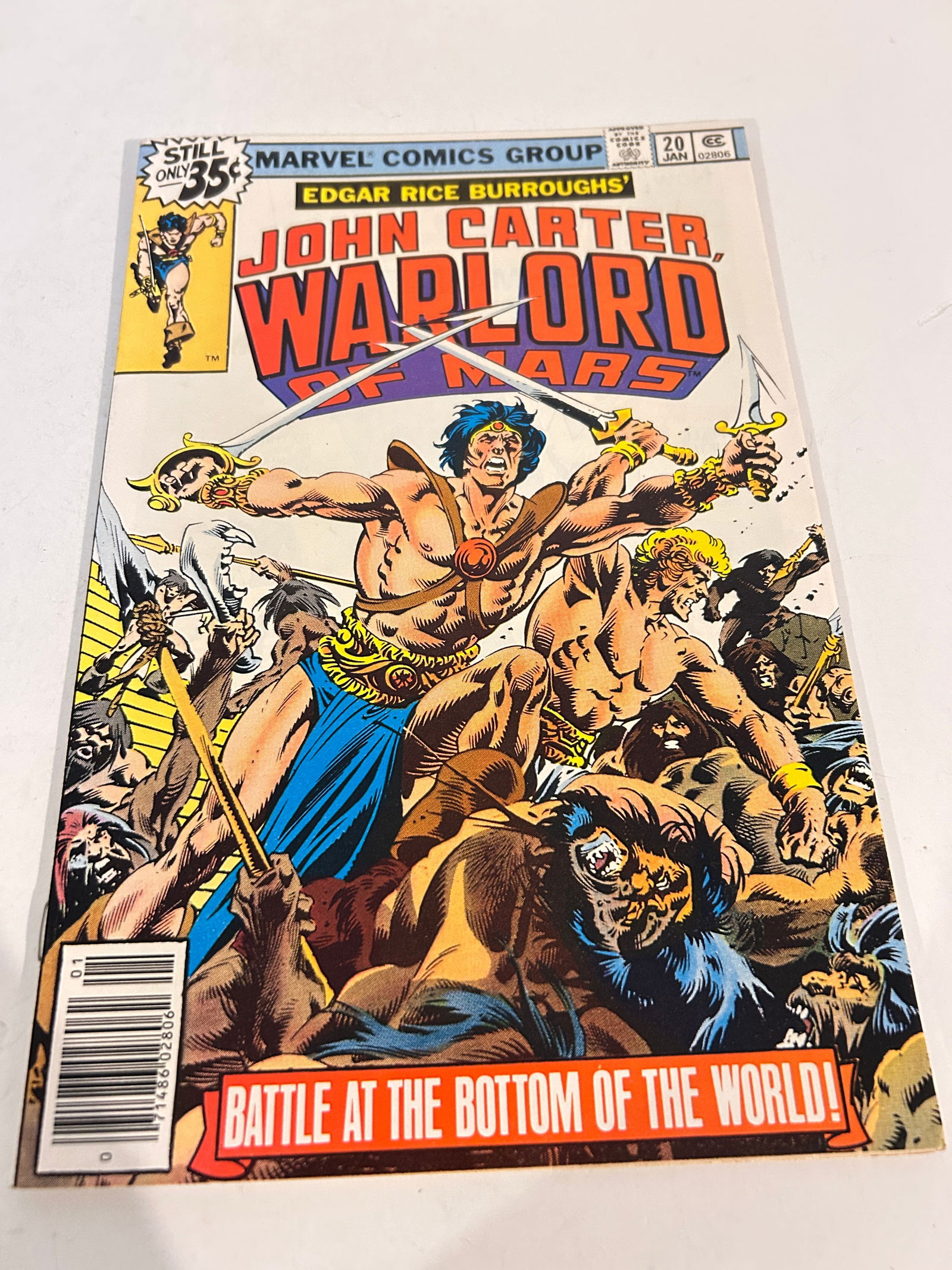 Vintage Comic Book John Carter Warlord of Mars # 20: Vintage Comic Book John Carter Warlord of Mars # 20 Please view all photos as they are part of the description and condition of this Item, Feel free to contact me with questions or picture requests! U