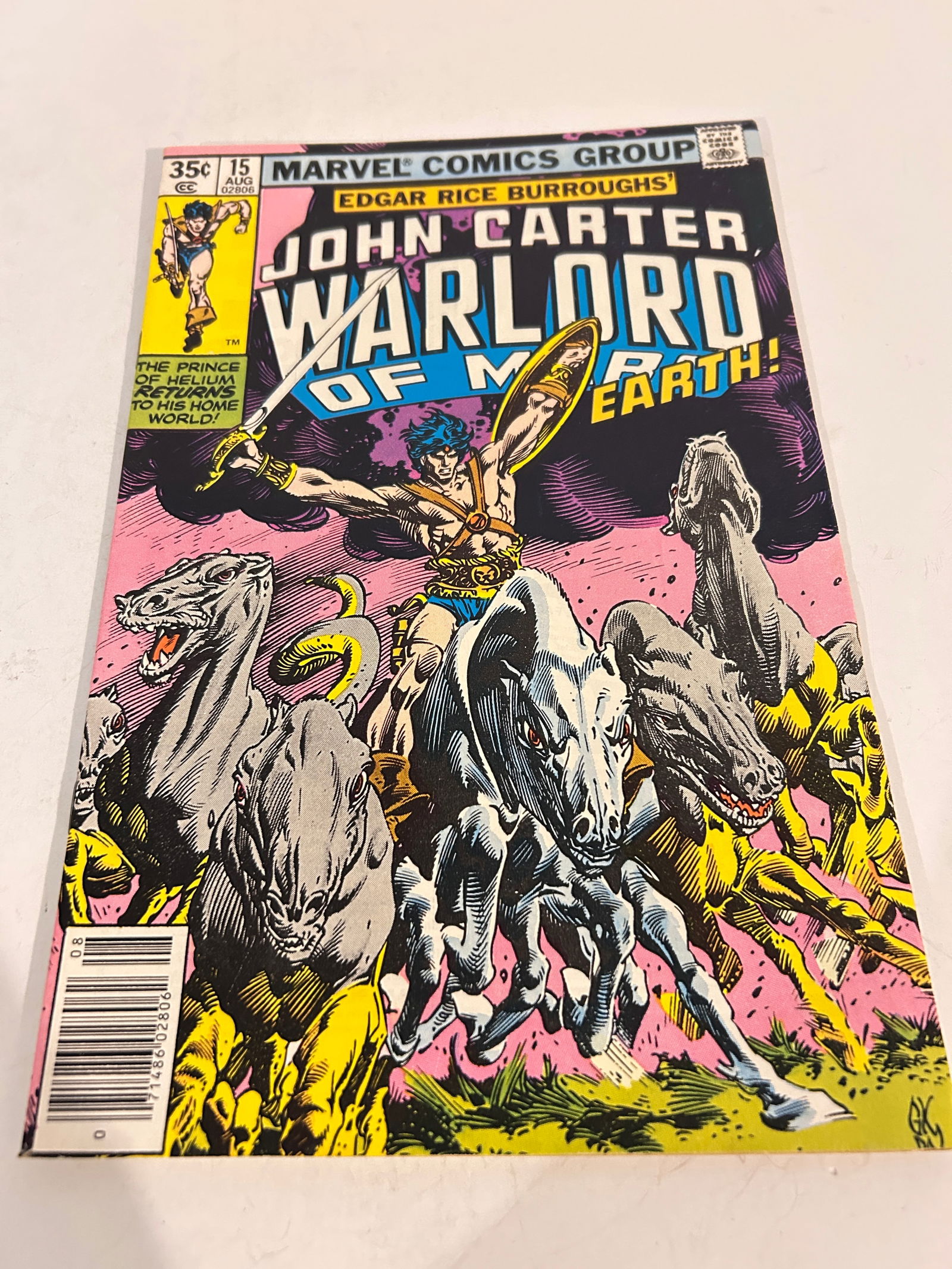 Vintage Comic Book John Carter Warlord of Mars # 15: Vintage Comic Book John Carter Warlord of Mars # 15 Please view all photos as they are part of the description and condition of this Item, Feel free to contact me with questions or picture requests! U