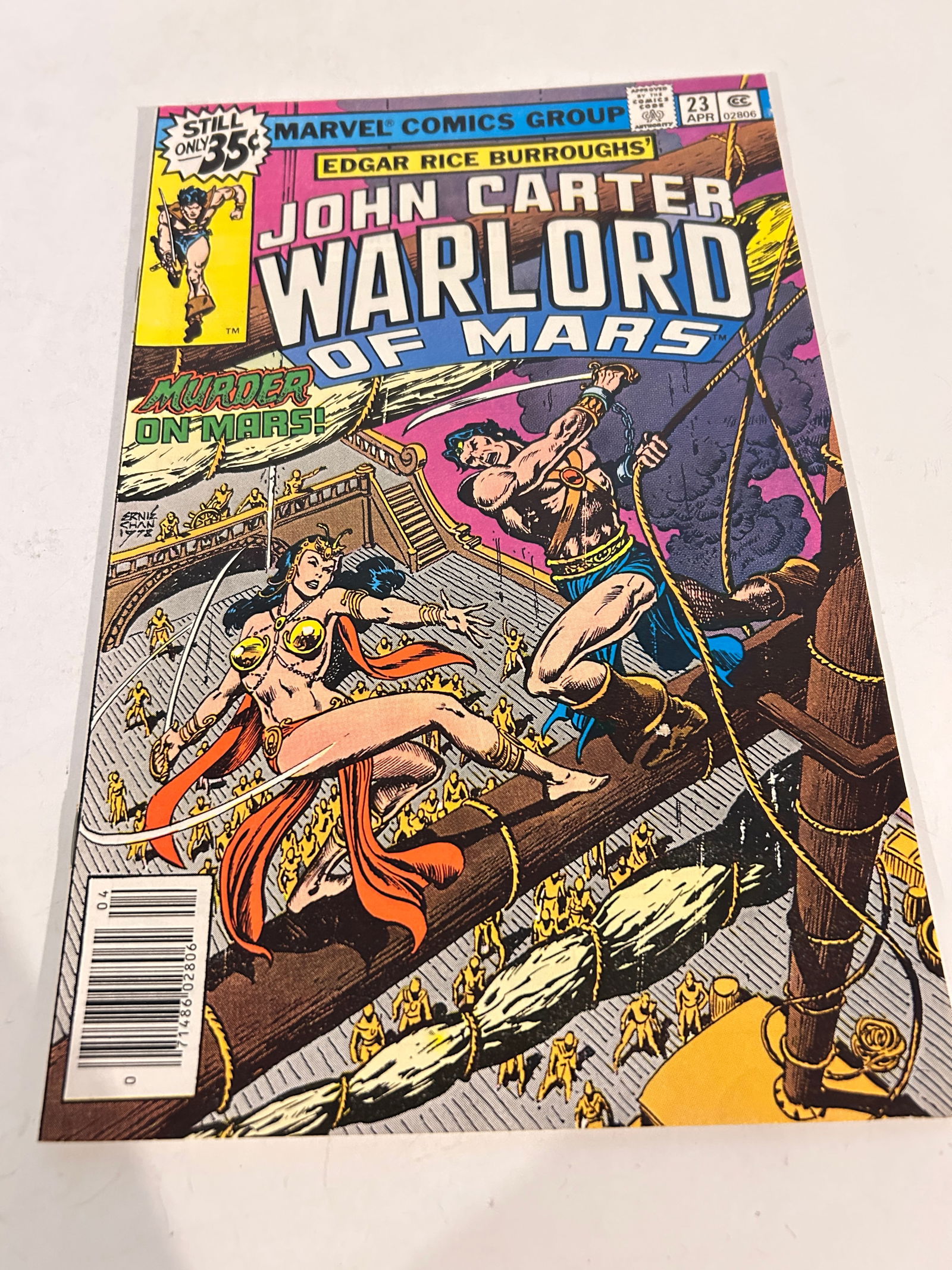 Vintage Comic Book John Carter Warlord of Mars # 23 (1 of 2)