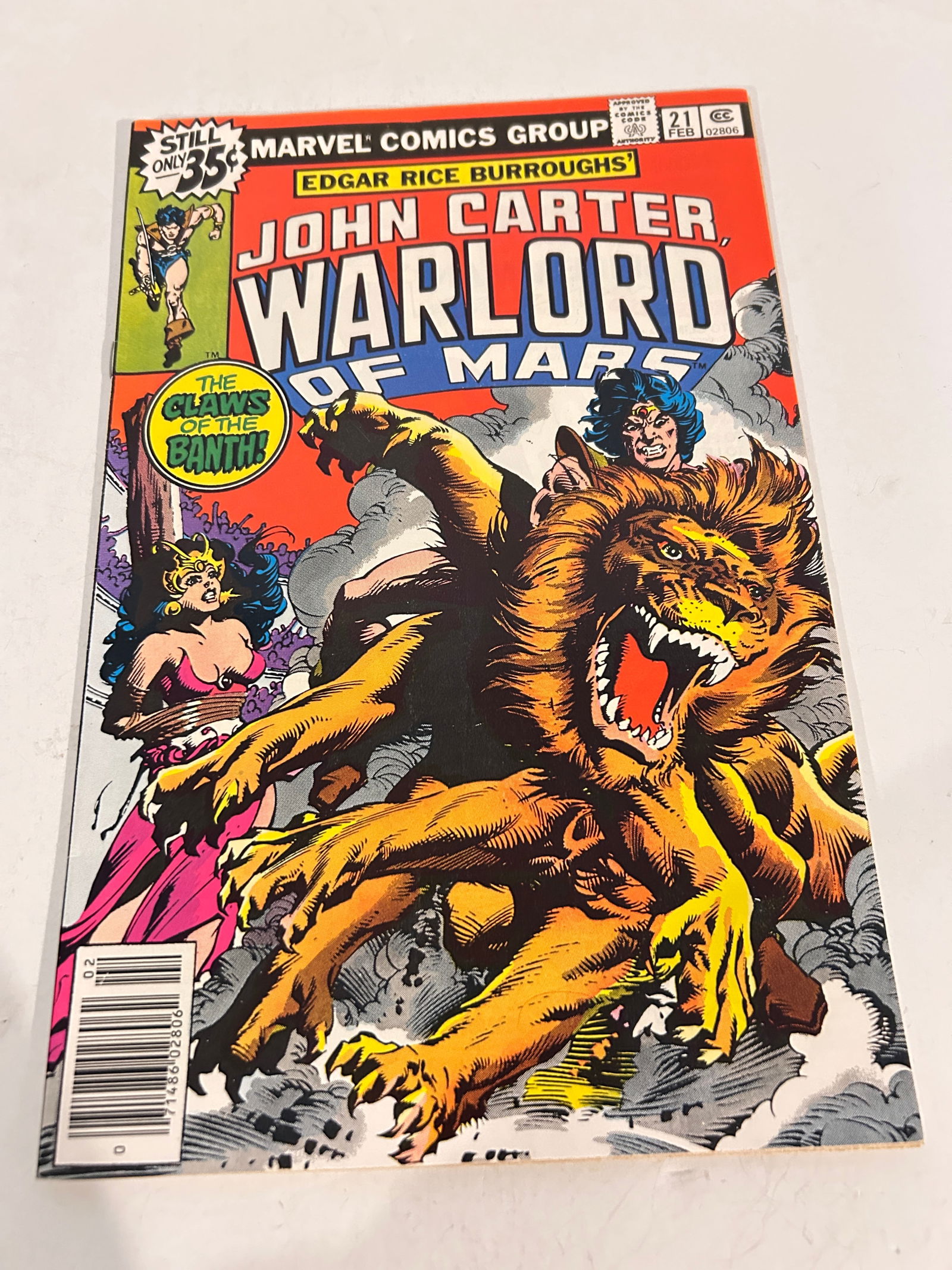 Vintage Comic Book John Carter Warlord of Mars # 21: Vintage Comic Book John Carter Warlord of Mars # 21 Please view all photos as they are part of the description and condition of this Item, Feel free to contact me with questions or picture requests! U
