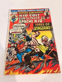 Vintage Comic Book Western Gunfighters # 32 kid colt, gun-sliger, apahe kid