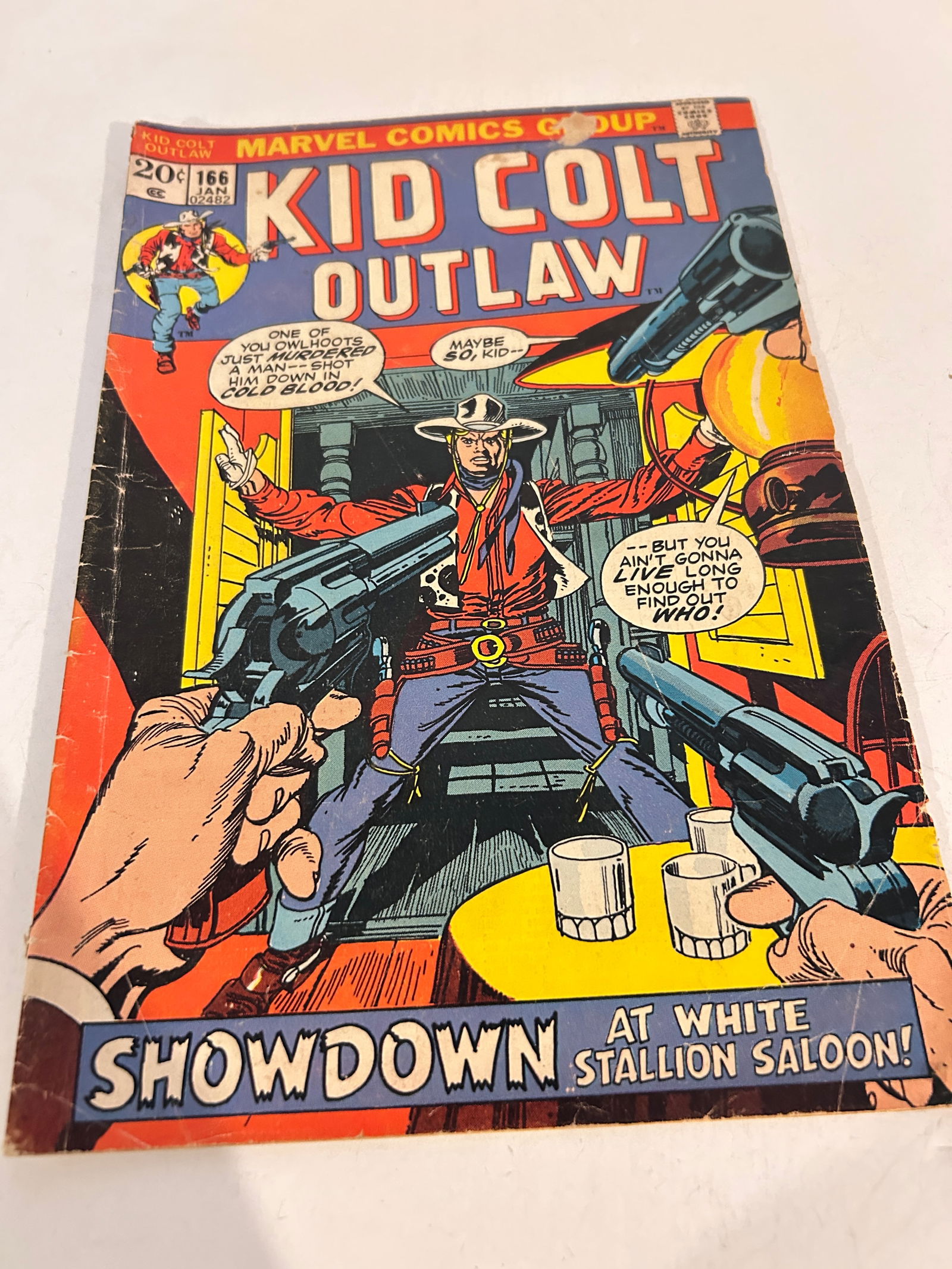 Vintage Comic Book Kid Colt Outlaw # 166 (1 of 2)