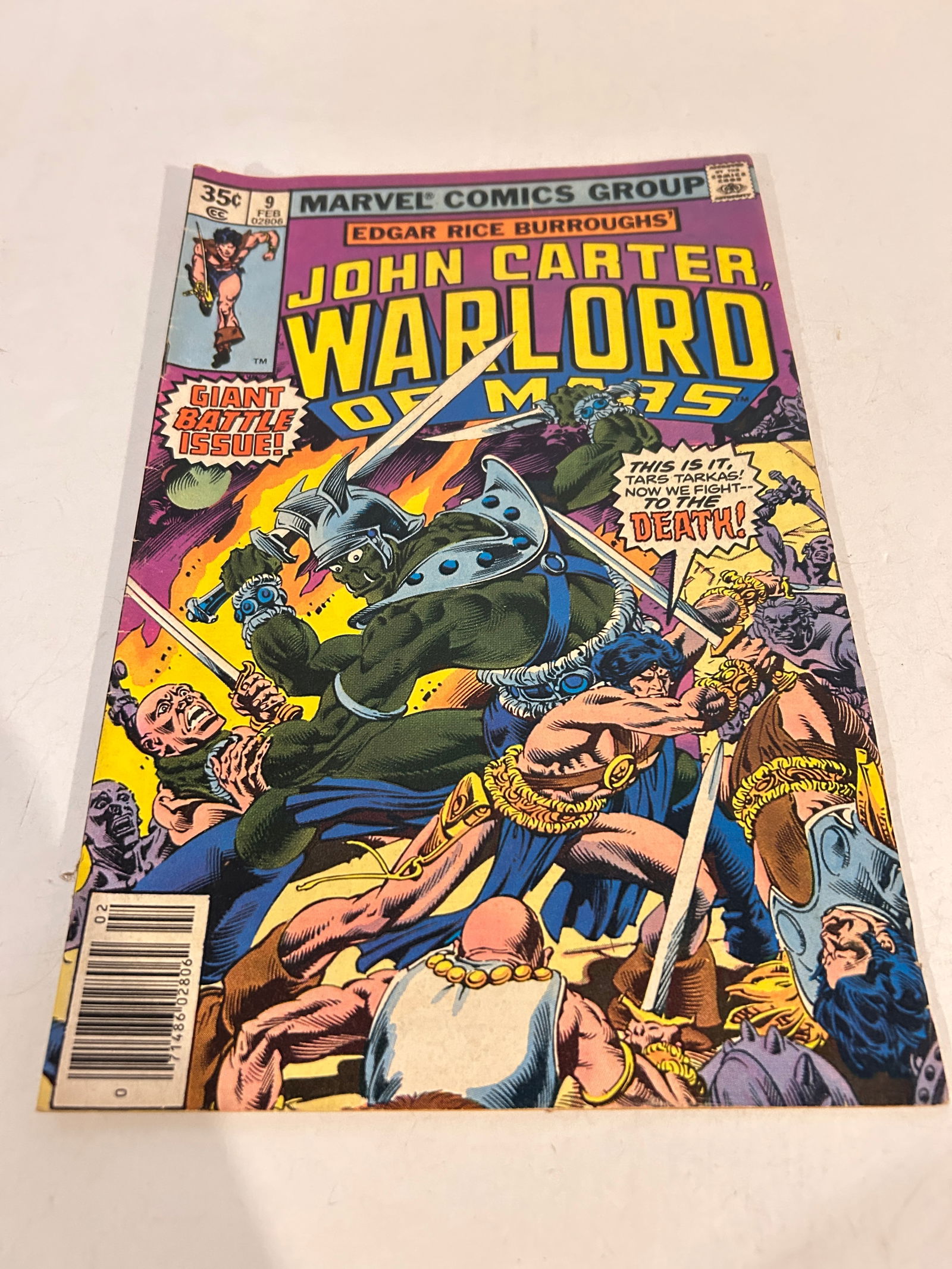 Vintage Comic Book John Carter Warlord of Mars # 9: Vintage Comic Book John Carter Warlord of Mars # 9 Please view all photos as they are part of the description and condition of this Item, Feel free to contact me with questions or picture requests! Us