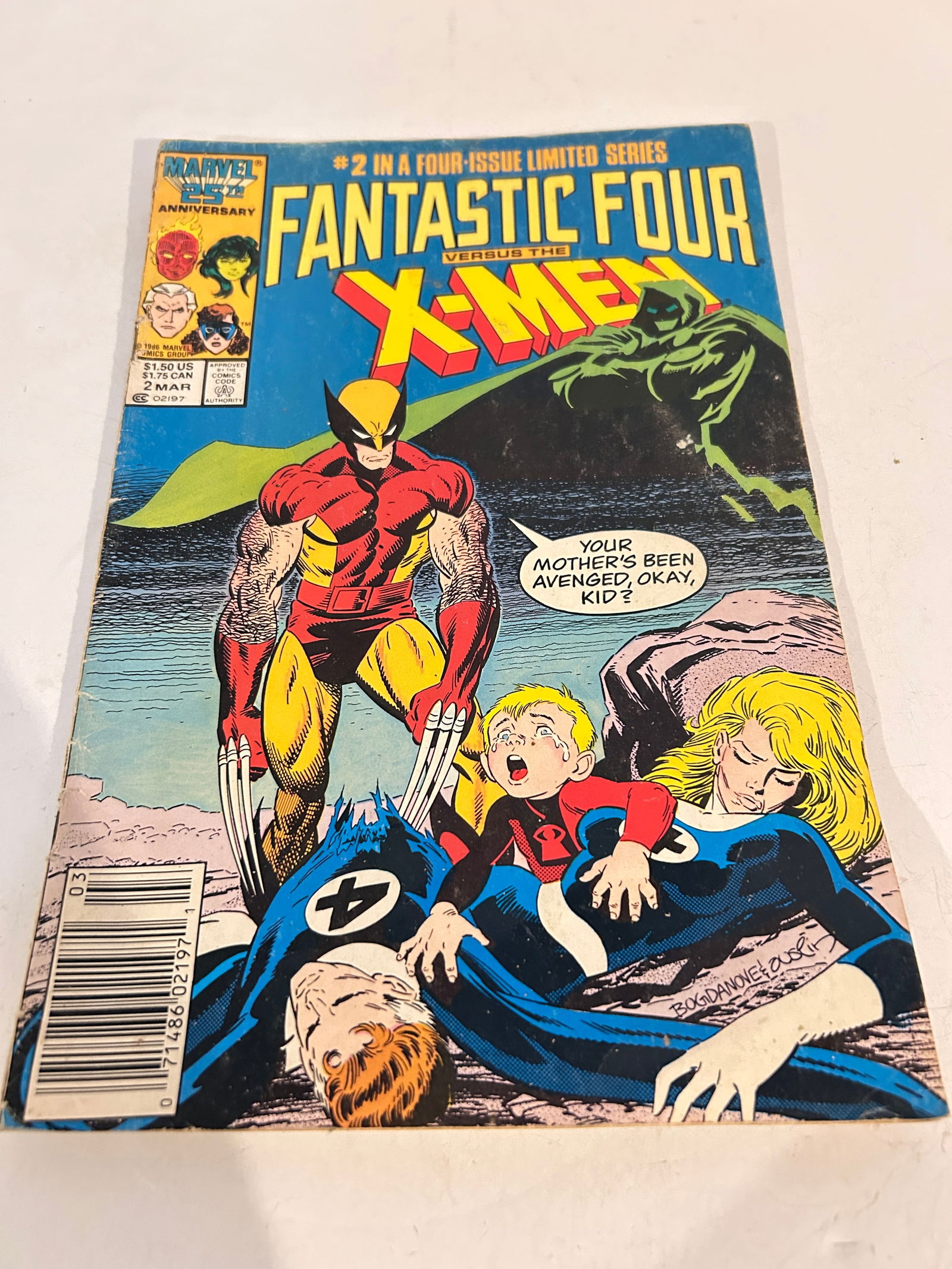 Vintage Comic Book Fantastic Four vs X-Men # 2 (1 of 2)
